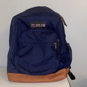 Navy 4 pocket jansport backpack -unisex